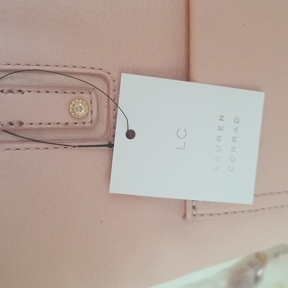 LC LAUREN CONRAD DUSTY PINK 'PRESLEY" TOTE - Picture 8 of 8